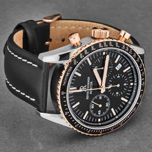 Load image into Gallery viewer, Revue Thommen Men's 17000.6557 'Aviator' Black Dial Two-Tone Chronograph Automatic Watch