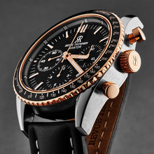 Load image into Gallery viewer, Revue Thommen Men&#39;s 17000.6557 &#39;Aviator&#39; Black Dial Two-Tone Chronograph Automatic Watch
