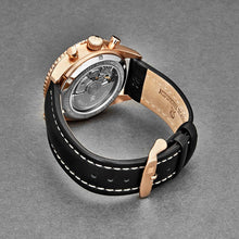 Load image into Gallery viewer, Revue Thommen Men's 17000.6567 'Aviator' Black Dial Rose-Tone Chronograph Automatic Watch