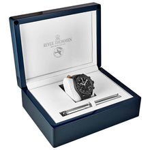 Load image into Gallery viewer, Revue Thommen Men's 17000.6577 'Aviator' All Black Dial Leather Strap Chronograph Automatic Watch