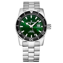 Load image into Gallery viewer, Revue Thommen Men's 17030.2124 'Diver' Green Dial Stainless Steel Swiss Automatic Watch