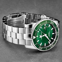 Load image into Gallery viewer, Revue Thommen Men's 17030.2134 'Diver' Green Dial Stainless Steel Swiss Automatic Watch
