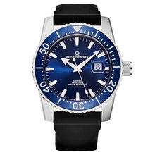 Load image into Gallery viewer, Revue Thommen Men's 17030.2535 'Diver' Blue Dial Rubber Strap Swiss Automatic Watch