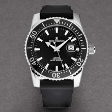 Load image into Gallery viewer, Revue Thommen Men's 17030.2537 'Diver' Black Dial Black Rubber Strap Swiss Automatic Watch