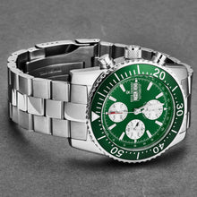 Load image into Gallery viewer, Revue Thommen Men's 17030.6131 'Divers' Green Dial Day-Date Chronograph Automatic Watch