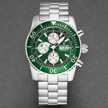 Load image into Gallery viewer, Revue Thommen Men's 17030.6131 'Divers' Green Dial Day-Date Chronograph Automatic Watch
