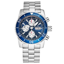 Load image into Gallery viewer, Revue Thommen Men's 17030.6135 'Divers' Blue Dial Day-Date Chronograph Automatic Watch