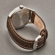 Load image into Gallery viewer, Revue Thommen Men's 17060.2523 'Pilot' Silver Dial Brown Leather Strap Automatic Watch