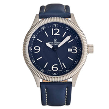 Load image into Gallery viewer, Revue Thommen Men's 17060.2525 'Pilot' Blue Dial Blue Leather Strap Automatic Watch