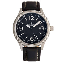 Load image into Gallery viewer, Revue Thommen Men's 17060.2527 'Pilot' Black Dial Black Leather Strap Automatic Watch