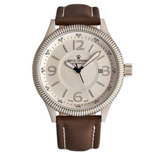 Load image into Gallery viewer, Revue Thommen Men's 17060.2528 'Pilot' Silver Dial Brown Leather Strap Automatic Watch