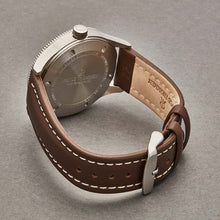 Load image into Gallery viewer, Revue Thommen Men's 17060.2528 'Pilot' Silver Dial Brown Leather Strap Automatic Watch
