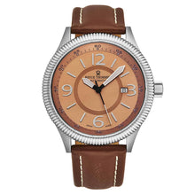 Load image into Gallery viewer, Revue Thommen Men's 17060.2529 'Pilot' Salmon Dial Brown Leather Strap Automatic Watch