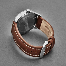 Load image into Gallery viewer, Revue Thommen Men's 17060.2529 'Pilot' Salmon Dial Brown Leather Strap Automatic Watch