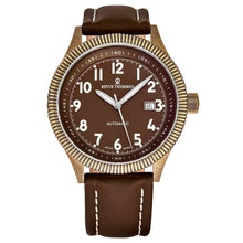 Load image into Gallery viewer, Revue Thommen Men's 17060.2586 'Airspeed Vintage' Brown Dial Brown Leather Strap Swiss Automatic Watch