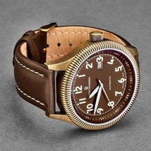 Load image into Gallery viewer, Revue Thommen Men's 17060.2586 'Airspeed Vintage' Brown Dial Brown Leather Strap Swiss Automatic Watch