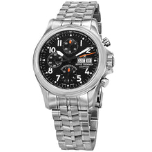 Load image into Gallery viewer, Revue Thommen 17081.6137 &#39;Pilot&#39; Black Dial Stainless Steel Chronograph Automatic Watch
