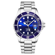 Load image into Gallery viewer, Revue Thommen Men's 'Diver' Blue Dial Stainless Steel Bracelet Swiss Automatic Watch 17571.2128