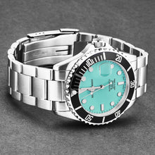 Load image into Gallery viewer, Revue Thommen Men's 'Diver' Green Dial Stainless Steel Bracelet Automatic Watch 17571.2131