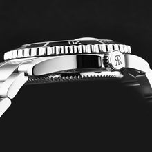 Load image into Gallery viewer, Revue Thommen Men's 'Diver' Green Dial Stainless Steel Bracelet Automatic Watch 17571.2131