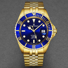 Load image into Gallery viewer, Revue Thommen Men's 'Diver' Blue Dial Stainless Steel Bracelet Automatic Watch 17571.2215