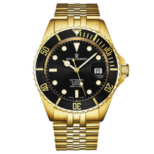 Load image into Gallery viewer, Revue Thommen Men's 'Diver' Black Dial Stainless Steel Bracelet Automatic Watch 17571.2217