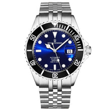 Load image into Gallery viewer, Revue Thommen Men's 'Diver' Blue Dial Stainless Steel Bracelet Automatic Watch 17571.2223