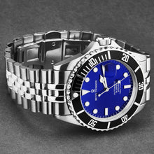 Load image into Gallery viewer, Revue Thommen Men's 'Diver' Blue Dial Stainless Steel Bracelet Automatic Watch 17571.2223
