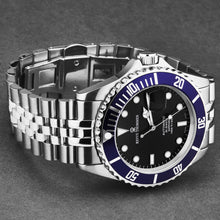Load image into Gallery viewer, Revue Thommen Men's 'Diver' Black Dial Stainless Steel Bracelet Automatic Watch 17571.2235