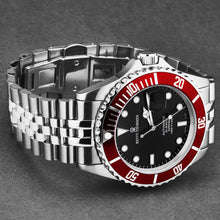 Load image into Gallery viewer, Revue Thommen Men's 'Diver' Black Dial Stainless Steel Bracelet Automatic Watch 17571.2236