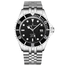 Load image into Gallery viewer, Revue Thommen Men's 'Diver' Black Dial Stainless Steel Bracelet Automatic Watch 17571.2237
