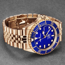 Load image into Gallery viewer, Revue Thommen Men's 'Diver' Blue Dial Stainless Steel Bracelet Automatic Watch 17571.2265
