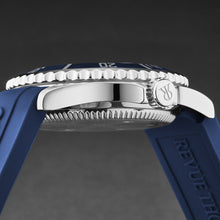 Load image into Gallery viewer, Revue Thommen Men's 'Diver' Blue Dial Blue Rubber Strap Swiss Automatic Watch 17571.2328