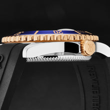 Load image into Gallery viewer, Revue Thommen Men's 'Diver' Blue Dial Black Rubber Strap Swiss Automatic Watch 17571.2355