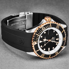 Load image into Gallery viewer, Revue Thommen Men's 'Diver' Black Dial Black Rubber Strap Swiss Automatic Watch 17571.2357