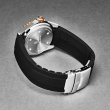 Load image into Gallery viewer, Revue Thommen Men's 'Diver' Black Dial Black Rubber Strap Swiss Automatic Watch 17571.2357
