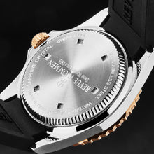 Load image into Gallery viewer, Revue Thommen Men's 'Diver' Black Dial Black Rubber Strap Swiss Automatic Watch 17571.2357