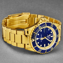 Load image into Gallery viewer, Revue Thommen Men's 'Diver' Blue Dial Stainless Steel Bracelet Swiss Automatic Watch 17571.2415