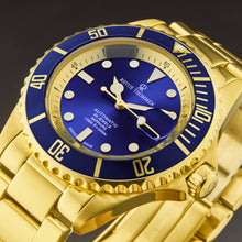 Load image into Gallery viewer, Revue Thommen Men's 'Diver' Blue Dial Stainless Steel Bracelet Swiss Automatic Watch 17571.2415