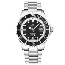 Load image into Gallery viewer, Revue Thommen Men's 'Diver' Black Dial Stainless Steel Bracelet Swiss Automatic Watch 17571.2437