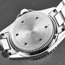 Load image into Gallery viewer, Revue Thommen Men's 'Diver' Black Dial Stainless Steel Bracelet Swiss Automatic Watch 17571.2437