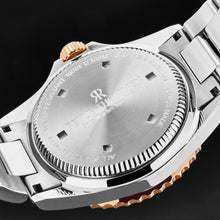 Load image into Gallery viewer, Revue Thommen Men's 'Diver' Black Dial Two-Tone Bracelet Swiss Automatic Watch 17571.2457