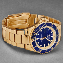 Load image into Gallery viewer, Revue Thommen Men's 'Diver' Blue Dial Stainless Steel Bracelet Swiss Automatic Watch 17571.2465