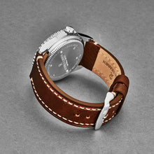 Load image into Gallery viewer, Revue Thommen Men's 17571.2523 'Diver' Blue Dial Brown Leather Strap Swiss Automatic Watch