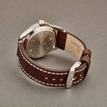 Load image into Gallery viewer, Revue Thommen Men's 17571.2534 'Diver' Black Dial Light Brown Leather Strap Swiss Automatic Watch