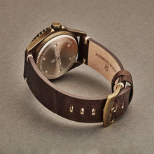 Load image into Gallery viewer, Revue Thommen Men's 17571.2584 'Diver' Green Dial Brown Leather Strap Gunmetal Automatic Watch