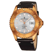 Load image into Gallery viewer, Revue Thommen 17571.2592 'Diver' Silver Dial Black Leather Strap Date Automatic Watch