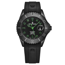 Load image into Gallery viewer, Revue Thommen Men's 'Diver' Black Dial Black Rubber Strap Swiss Automatic Watch 17571.2774