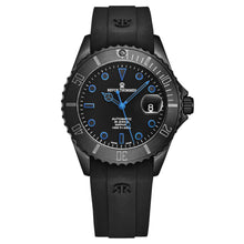 Load image into Gallery viewer, Revue Thommen Men's 'Diver' Black Dial Black Rubber Strap Swiss Automatic Watch 17571.2775