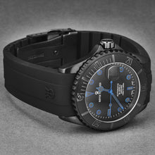 Load image into Gallery viewer, Revue Thommen Men's 'Diver' Black Dial Black Rubber Strap Swiss Automatic Watch 17571.2775